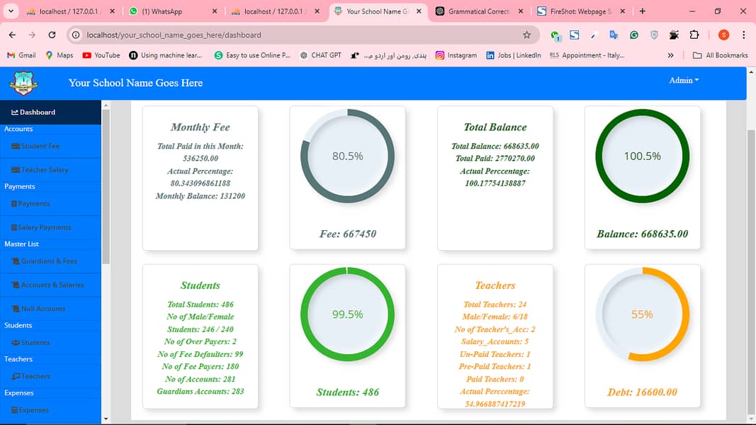 School Management System 14