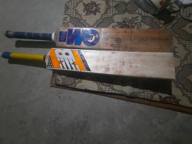 a grade English willow and kashmiri willow bat 1