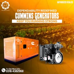 Cummins Generators|30 to 500 KVA|Diesel Generator|Commercial Generator