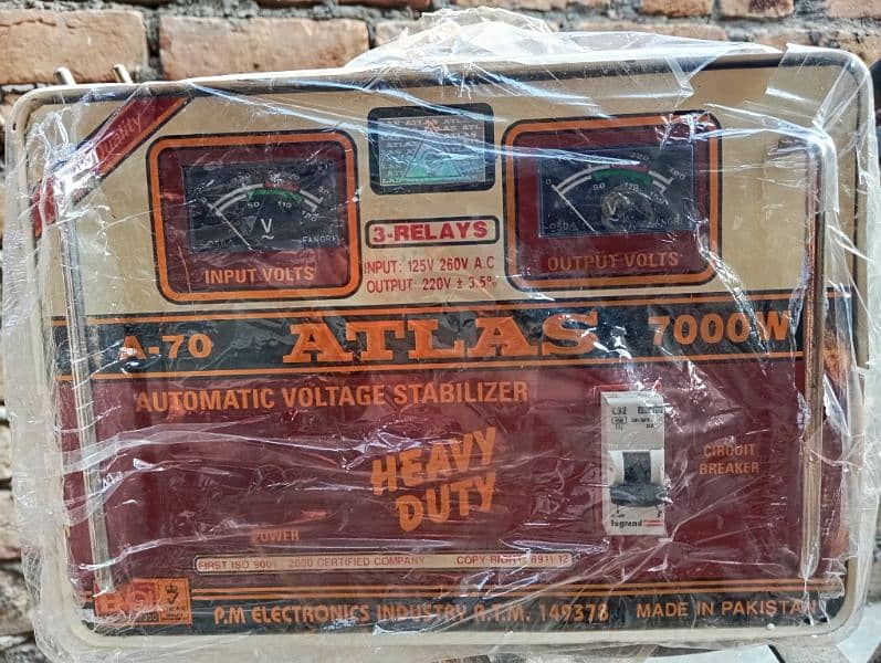 ATLAS STABILIZER 7000 watt 2