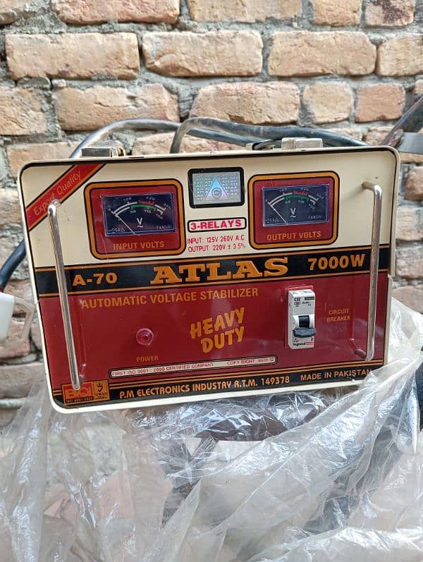 ATLAS STABILIZER 7000 watt 5