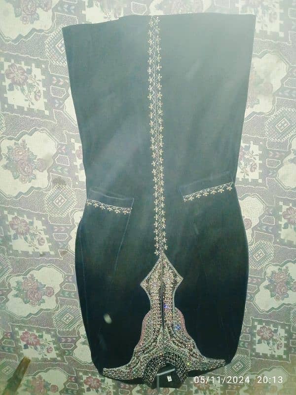 sherwani velvet  for sell 3