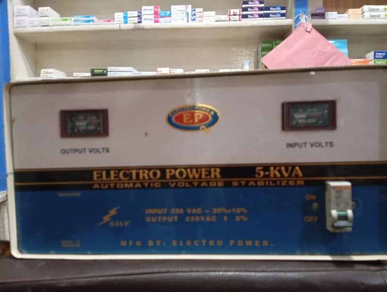 Electro power 5kwa automatic voltage stablizer 0