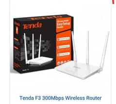 tenda router modal f3 wireless N300