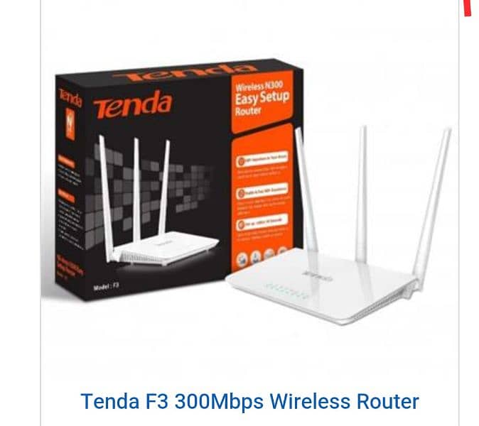 tenda router modal f3 wireless N300 0