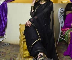 Black saree