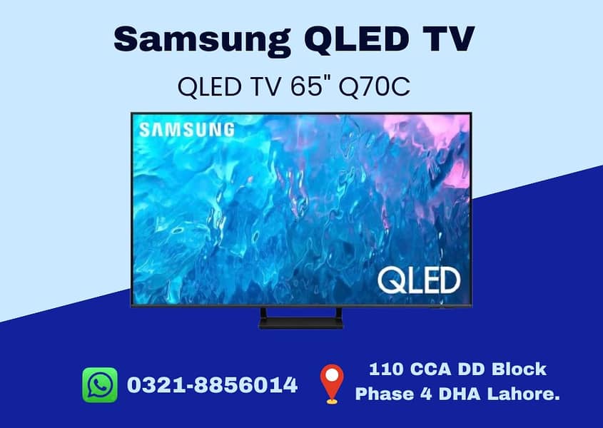 Samsung  65"Q70C Qled Tv 0