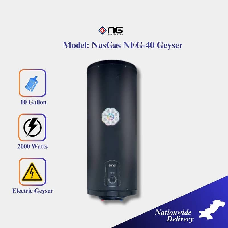 NASGAS ELECTRIC GEYSER NEG40 1