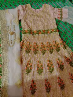 Wedding Maxi with Dupatta and Jewellery