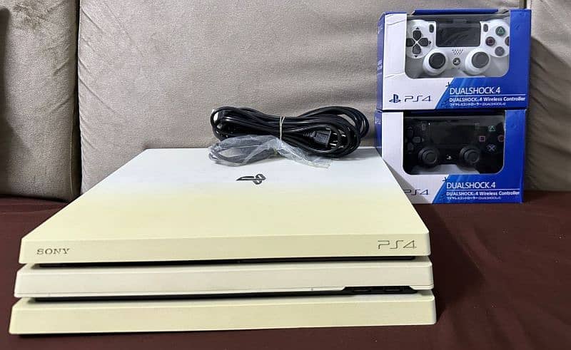 Playstation 4 Pro Glacier White 7218-B Latest Model 0