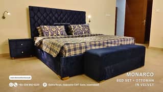 bed, bedset, poshish bed, king size bed, wooden beds