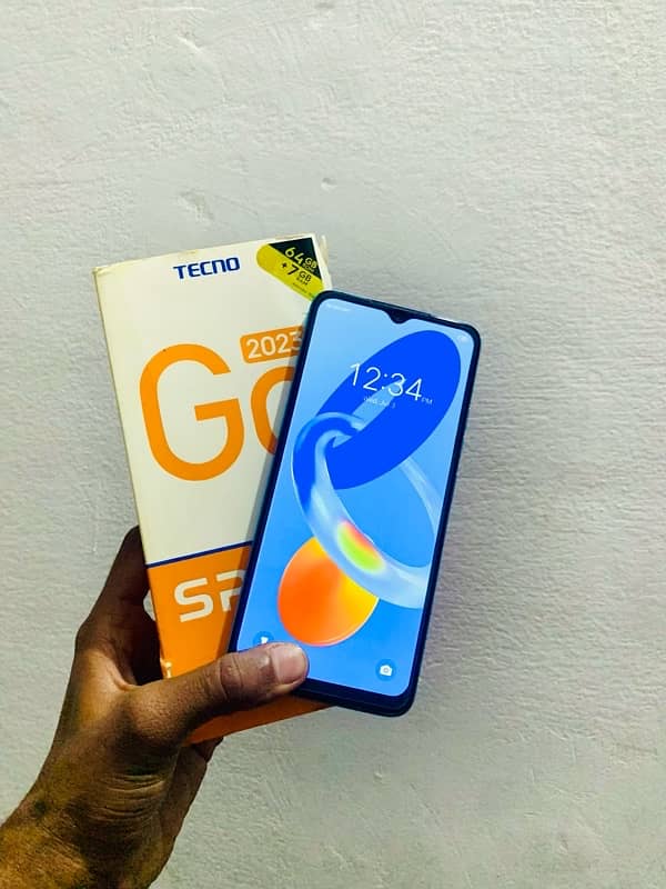 Tecno Spark Go 2023 model 4+3/64 pta approved 03095223360 call 1