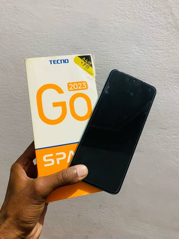 Tecno Spark Go 2023 model 4+3/64 pta approved 03095223360 call 3