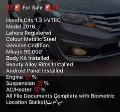 Honda City IVTEC 2016