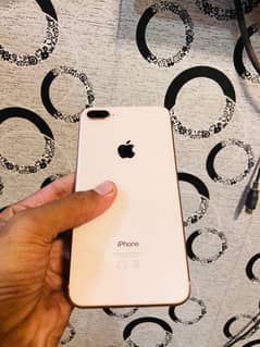 iPhone 8 Plus Pta approved 10/10 condition 64gb gold color water pack