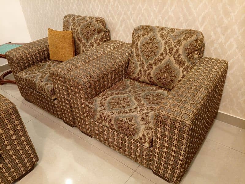 4 Seater Sofa Set with Foot Rest 2