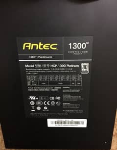 Antec 1300Watt Power Supply 80Plus Platium - Intel i5 6Gen Processors