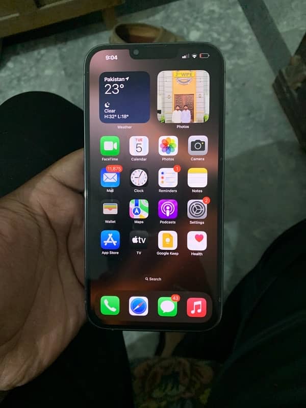 IPhone 13 pro max 256 GB PTA Approved 0