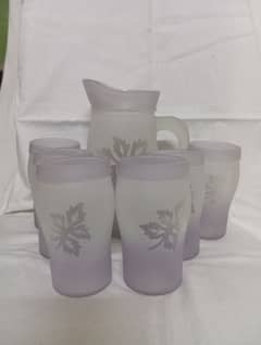 jug glass set (sheeshay ka)