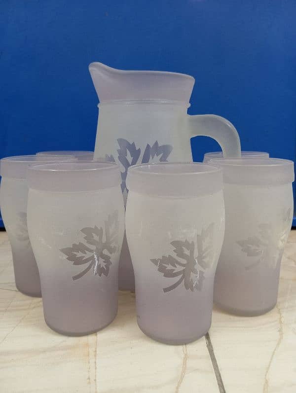 jug glass set (sheeshay ka) 1