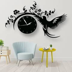 Eagle Design Wooden Wall Clock