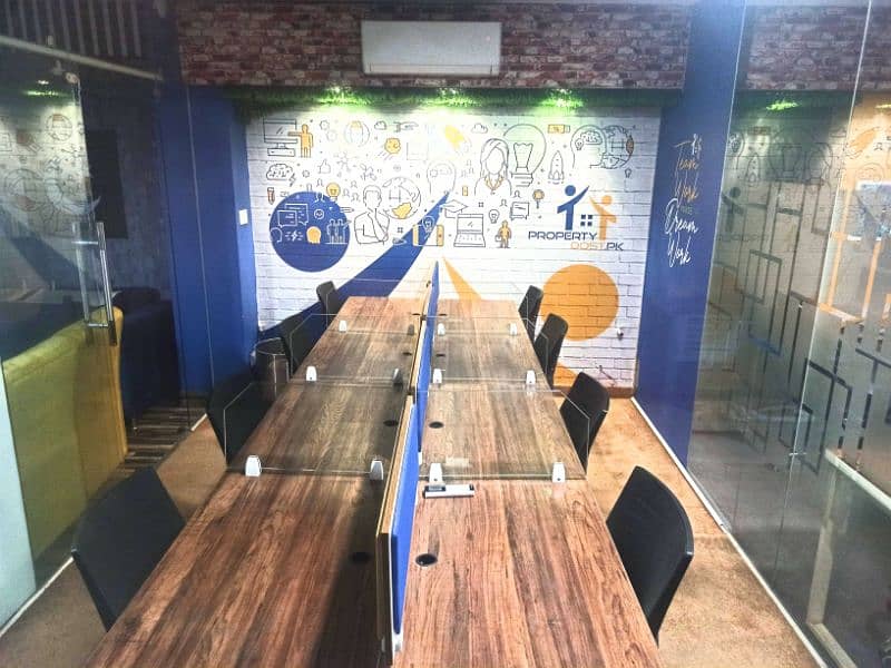 Co-working Space 4 seats & 12 seats Furnished Office Prime Location 4