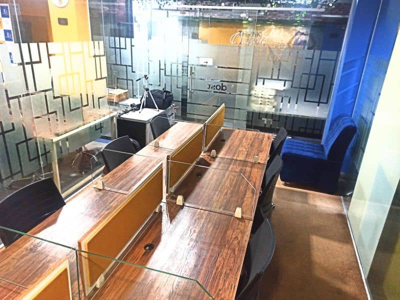 Co-working Space 4 seats & 12 seats Furnished Office Prime Location 6