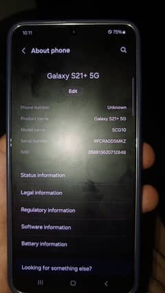 Samsung s21 plus sim time 2 month