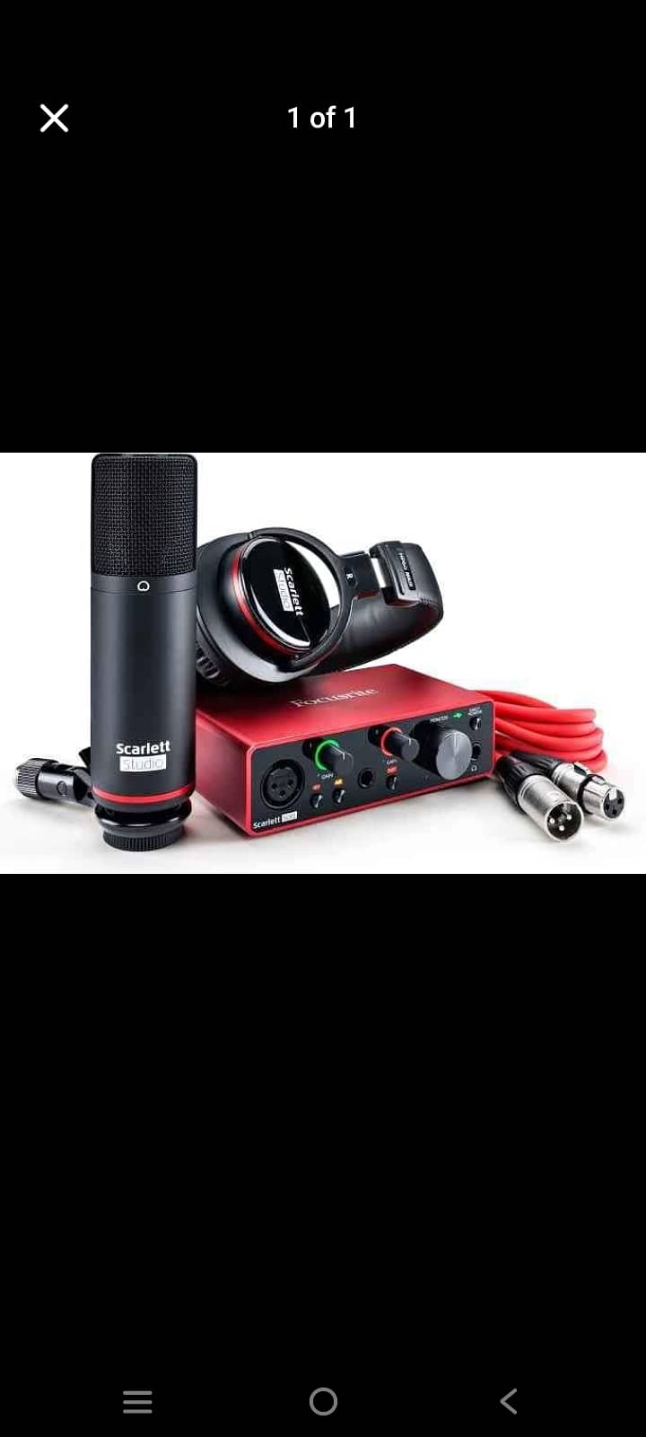 Focusrite solo studio 3rd generation bandal 0