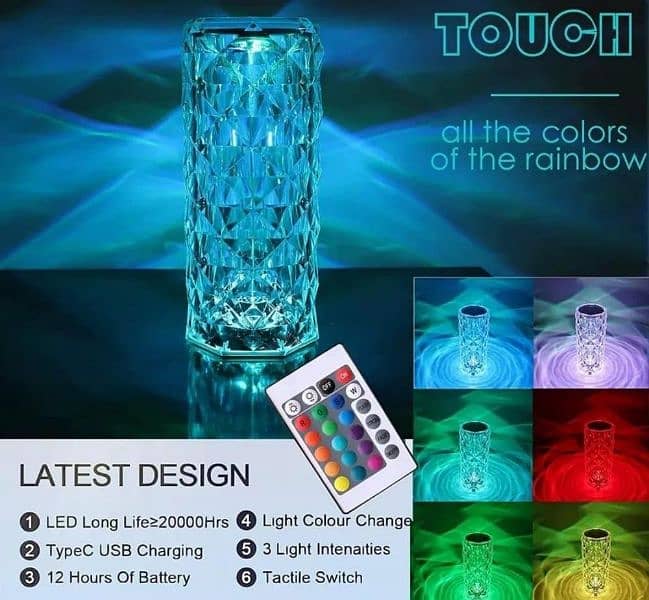 16 color RGB Color Changing lamp 3