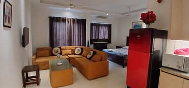 Studio Fully Furnished Luxury Apartment Available For Rent Opposite DHA Phase 4