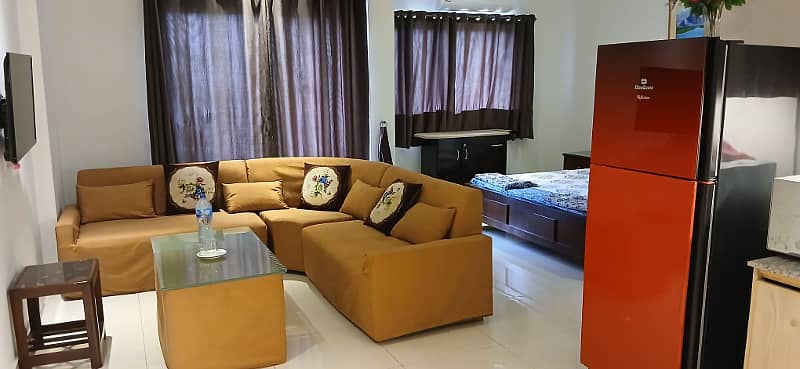 Studio Fully Furnished Luxury Apartment Available For Rent Opposite DHA Phase 4 21