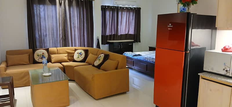 Studio Fully Furnished Luxury Apartment Available For Rent Opposite DHA Phase 4 22