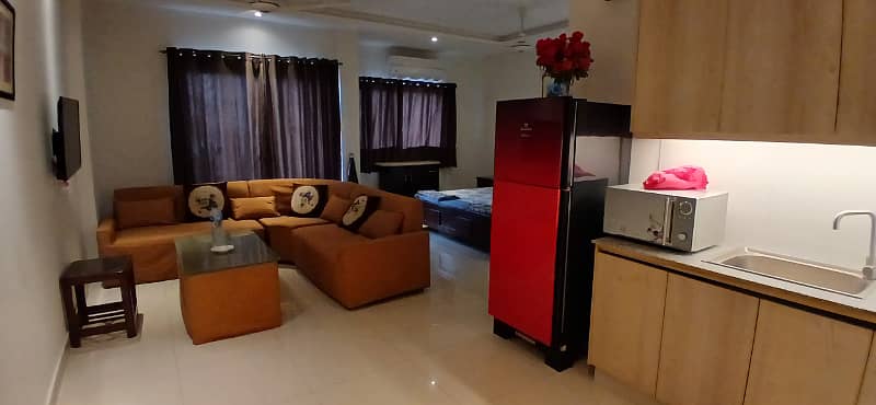 Studio Fully Furnished Luxury Apartment Available For Rent Opposite DHA Phase 4 23