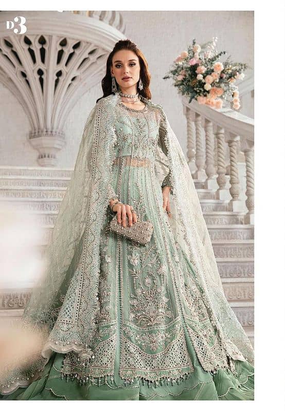 MARIA B 3 PCs Unstitched Fully Heavy Embroidery Suit 8