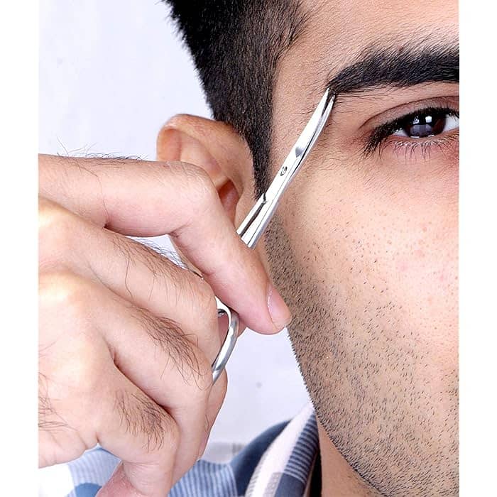 Curved and Rounded Facial Hair Scissors 3