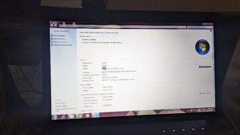 LENOVO LAPTOP corei5 genration Used hai 3