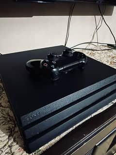 ps4 pro with box, original controller,  tekken 7