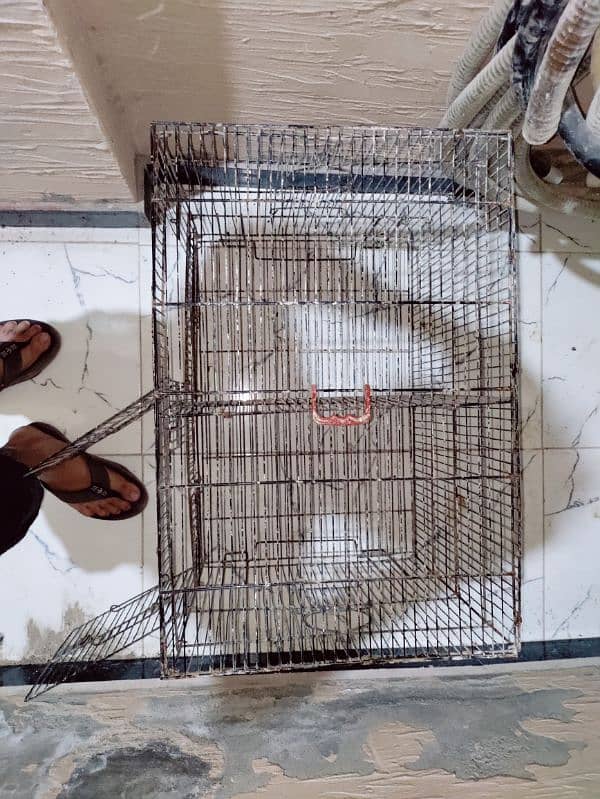 birds cage 3 portion & 2 portion folding cage 4