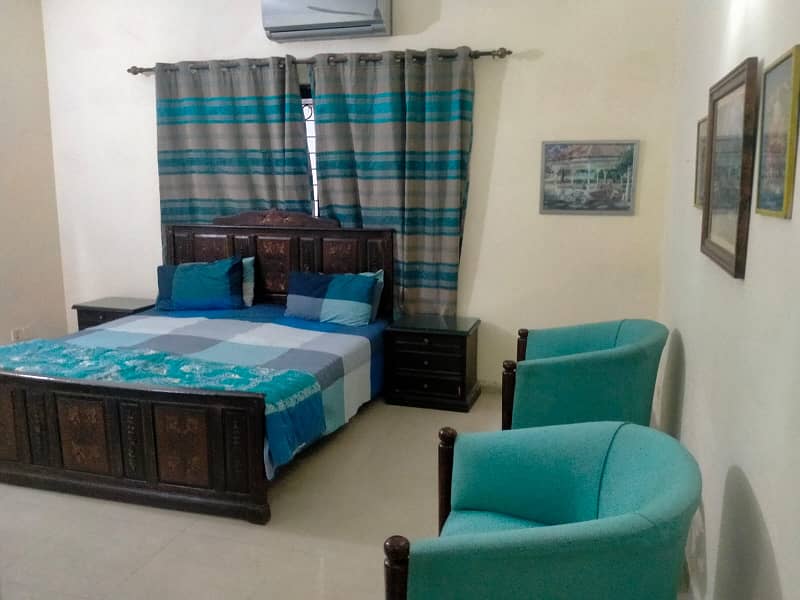 10 Marla furnished Portion For rent in Dha phase 4 8