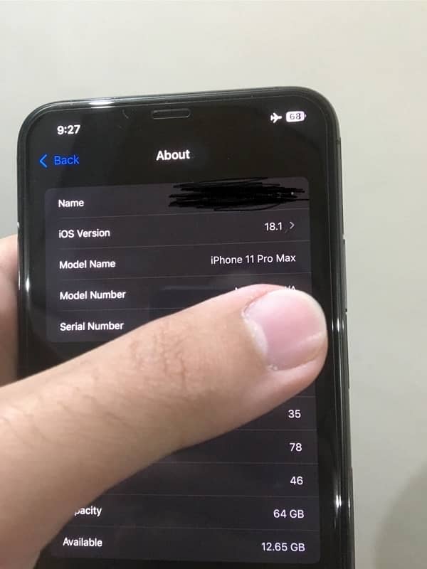 iphone 11 pro max 64gb Factory unlock non pta 5