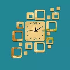 Squared Trendy Analogue Wall Clock