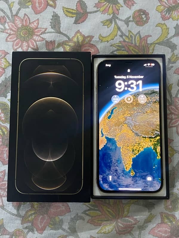 Iphone 12 Pro Max Gold 128Gb (Pta Approved) 0