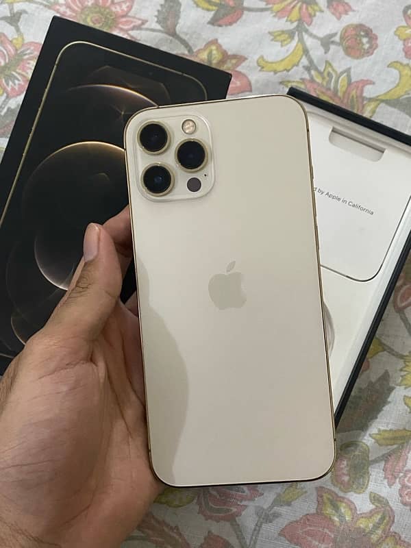 Iphone 12 Pro Max Gold 128Gb (Pta Approved) 2