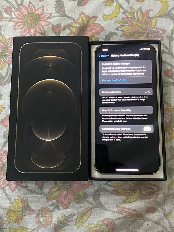 Iphone 12 Pro Max Gold 128Gb (Pta Approved) 6