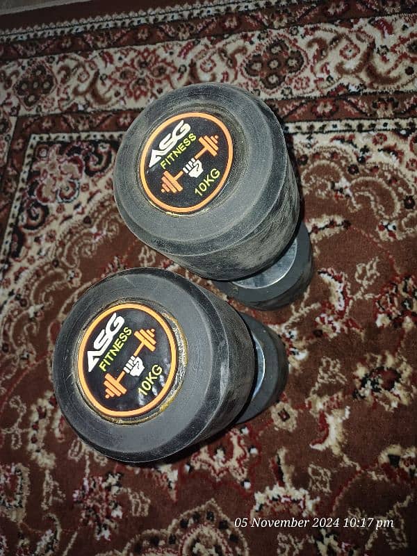 Dumbbells 10 kg set 3