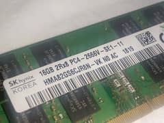 Ram DDR4 LAPTOP  sk hynix korea 16gb 2666mhz