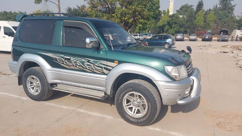 Toyota Prado 1998 Used By Army Officer Up for sale 1