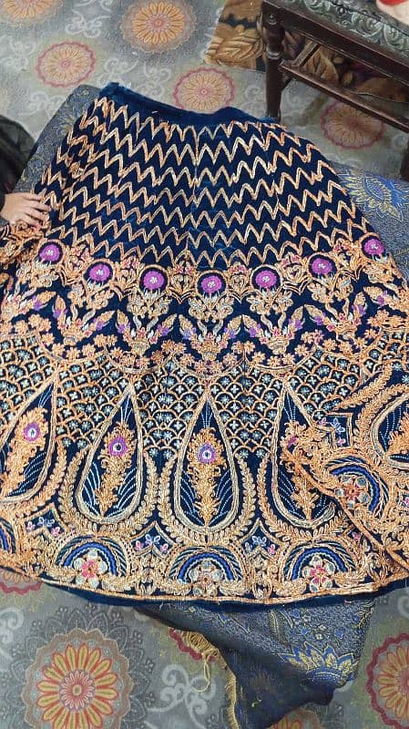 velvet lehnga 2