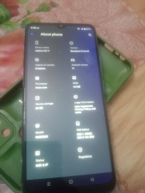 Realme C21Y pta approved 7